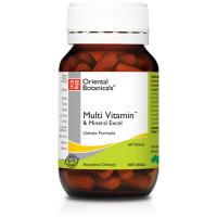 Oriental Botanicals Multi Vitamin & Mineral Excel 60t